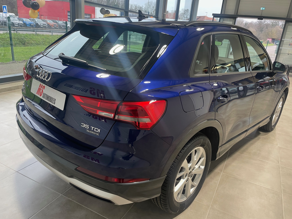 AUDI Q3 35 TDI 150CH TYPE S LINE INTÉRIEUR QUATTRO S TRONIC 7 CAMERA / ATTELAGE ELECTRIQUE / SIEGES CHAUFFANTS