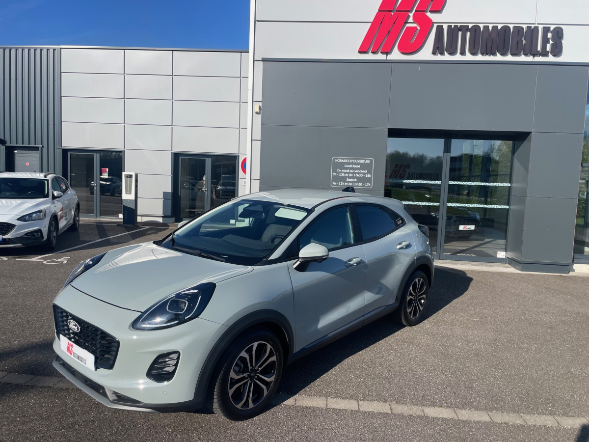 FORD PUMA 1.0 ECOBOOST HYBRID 125CH TITANIUM S&S CAMERA 360 REGULATEUR ADAPTATIF