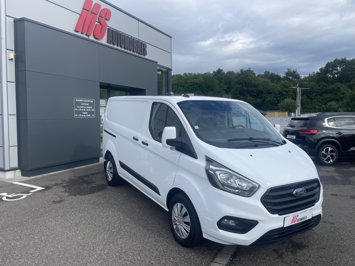 FORD TRANSIT CUSTOM FG 300 L1H1 2.0 ECOBLUE 130 S&S TREND BUSINESS BVA6 CAMERA GRAND ECRAN GPS