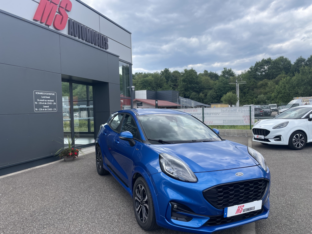 FORD PUMA 1.0 FLEXIFUEL E85 125CH S&S MHEV ST-LINE CAMERA CLIM AUTO HAYON ELECTRIQUE