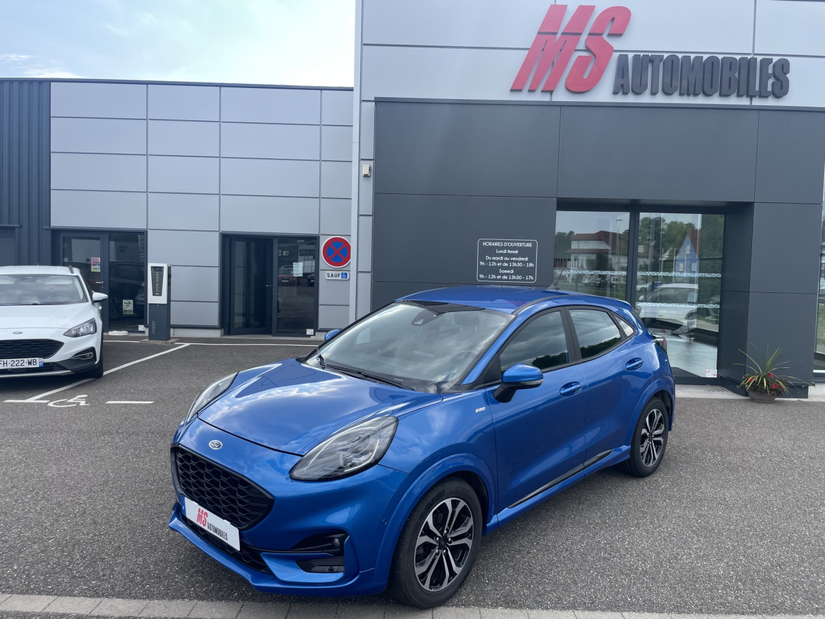 FORD PUMA 1.0 FLEXIFUEL E85 125CH S&S MHEV ST-LINE CAMERA CLIM AUTO HAYON ELECTRIQUE