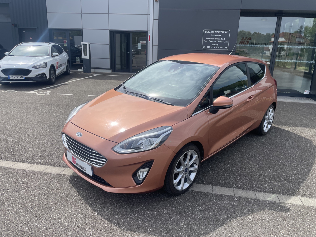 FORD FIESTA 1.0 ECOBOOST 100CH STOP&START TITANIUM 3P SIEGES CHAUFFANTS GPS 