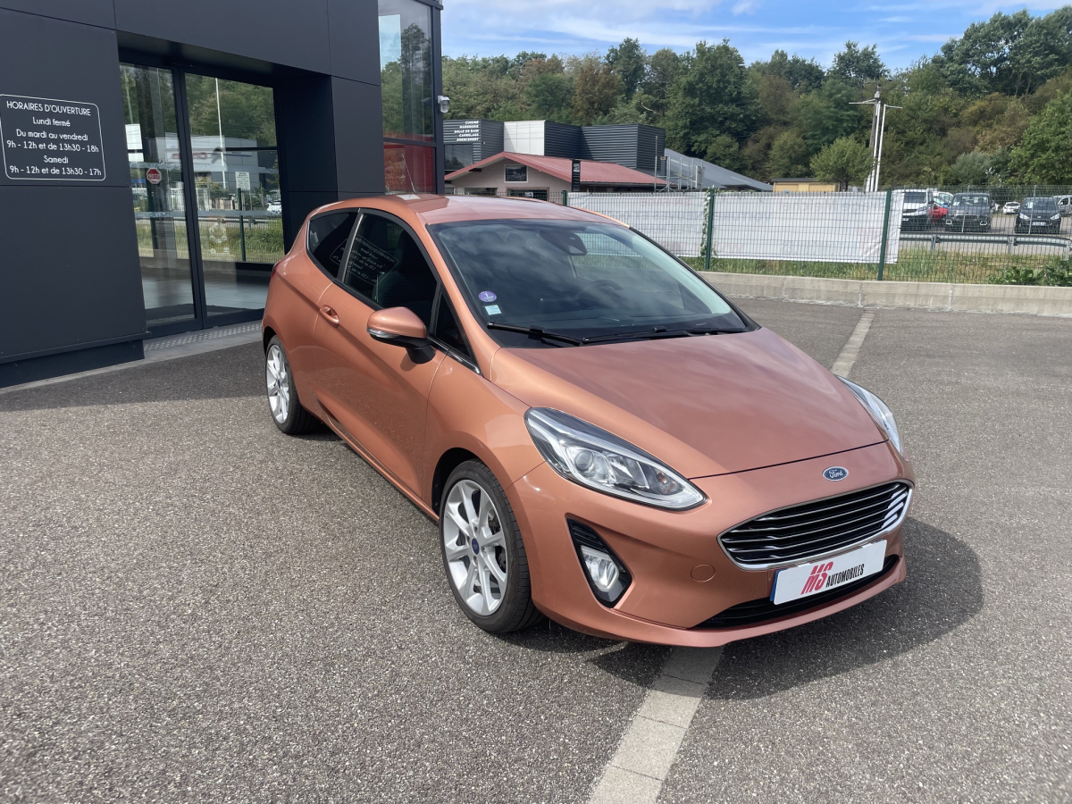 FORD FIESTA 1.0 ECOBOOST 100CH STOP&START TITANIUM 3P SIEGES CHAUFFANTS GPS 
