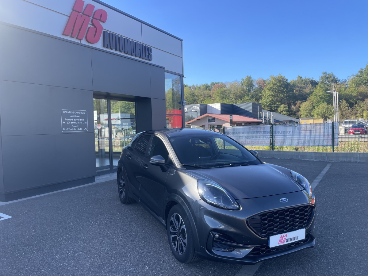 FORD PUMA 1.0 FLEXIFUEL 125CH S&S MHEV ST-LINE ATTELAGE PACK CONFORT ROUE DE SECOURS