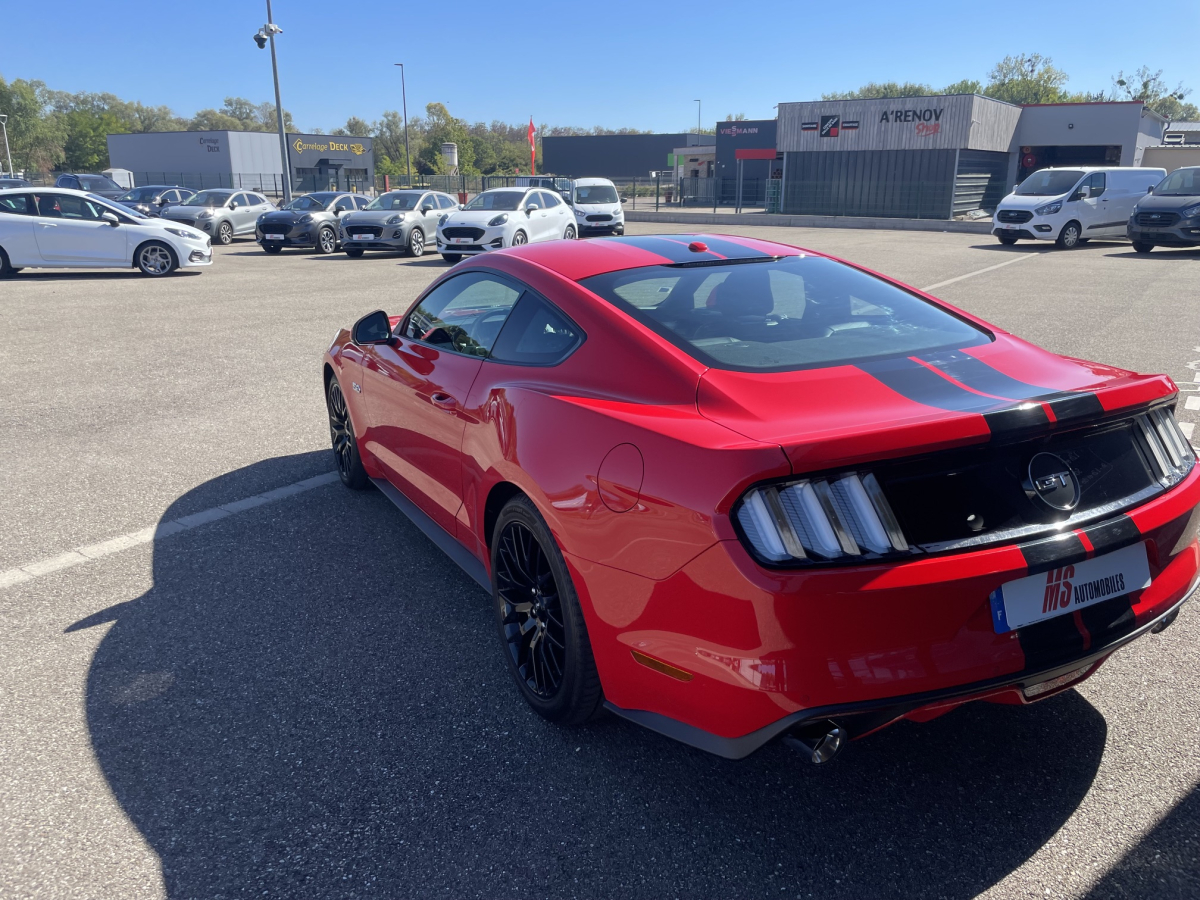 FORD MUSTANG FASTBACK 5.0 V8 421CH GT BVA6 GPS SIEGES CHAUFFANTS ET CLIMATISÉS PAS DE MALUS