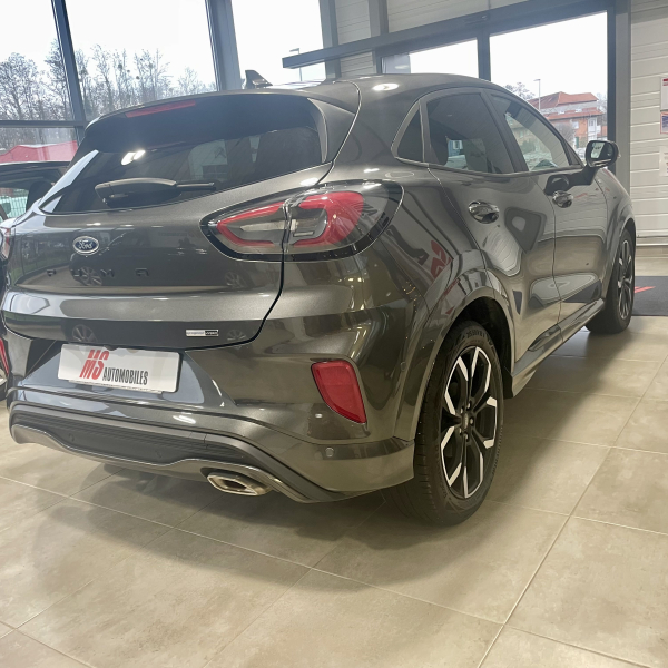 Ford Puma 125 ch MHEV ST-Line X Gris hayon électrique, camera de recul