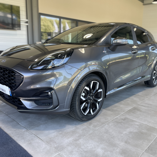 Ford Puma 125 ch MHEV ST-Line X - Gris hayon électrique, pack hiver, caméra de recul