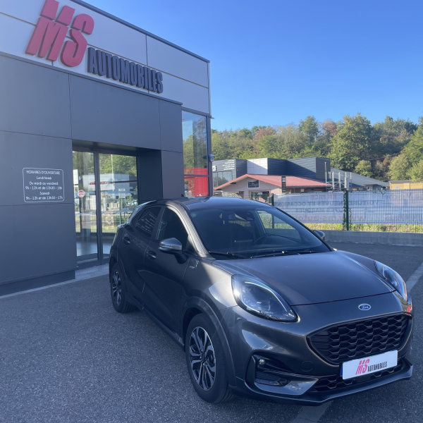 FORD PUMA 1.0 FLEXIFUEL 125CH S&S MHEV ST-LINE ATTELAGE PACK CONFORT ROUE DE SECOURS