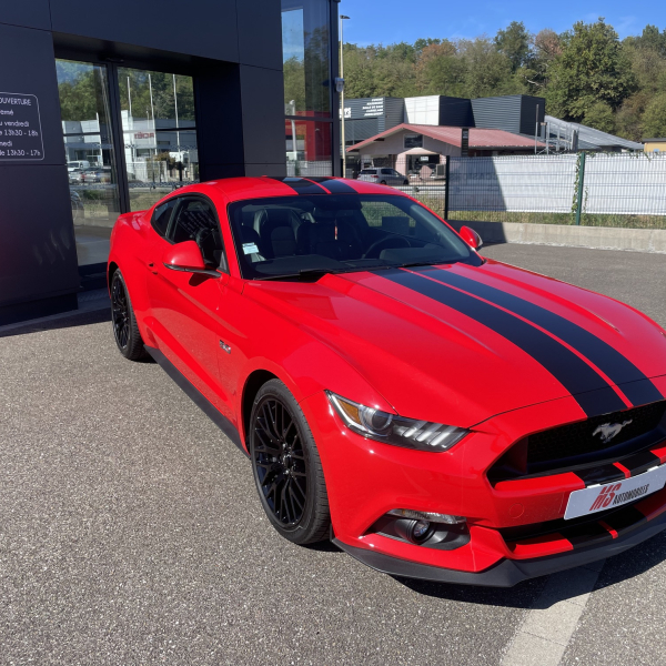 FORD MUSTANG FASTBACK 5.0 V8 421CH GT BVA6 GPS SIEGES CHAUFFANTS ET CLIMATISÉS PAS DE MALUS
